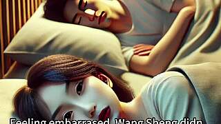 Chinese wife Miss Bai Jie in intriguing part 1 scene