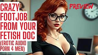 Hot psychiatrist uncovers your foot fetish.