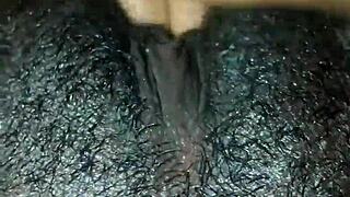 Black Wet Pussy Solo Masturbation!