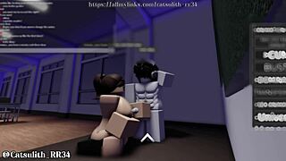 She's getting an A after classroom roleplay