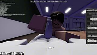 She's getting an A after classroom roleplay