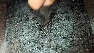 Black Wet Pussy Solo Masturbation!