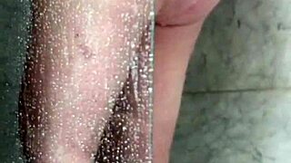 Oh No! Wife Caught Fucking That Shower Head Again in the Bathroom!