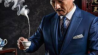 Chinese wife Miss Bai Jie in intriguing part 1 scene