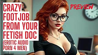 Hot psychiatrist uncovers your foot fetish.