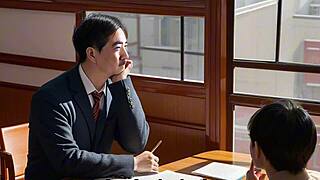 Chinese wife Miss Bai Jie in intriguing part 1 scene