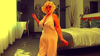 Gilf norma jean has a throwback missionary fuck and creampie