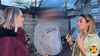 kelly and pam share a queue in lingerie threesome