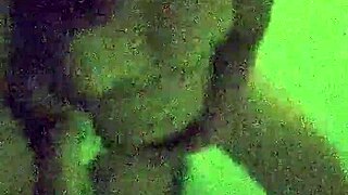 Amateur Babe Deepthroats Monster Cock with Dildo