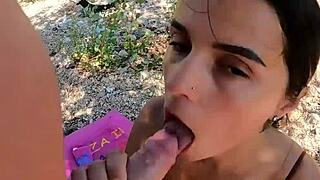 That big ass in the garage looks so sexy bent over in doggystyle