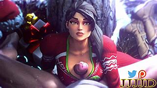 Fortnite compilation featuring big tits and asses.