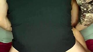 Hey, Ariel and Eric are fucking on the bed with cum kisses