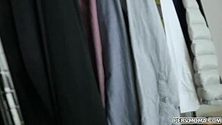 danica dillion gives her stepson panties and shows her milf pussy