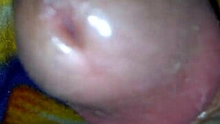 mommy masturbates in bed handjob cock.