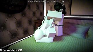 rough valentines sex with big tits and blowjob 😈