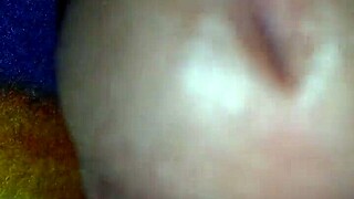 mommy masturbates in bed handjob cock.