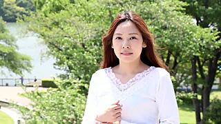 Wow, yuri-san from kanagawa gets a hardcore creampie in this national erotic shoot!