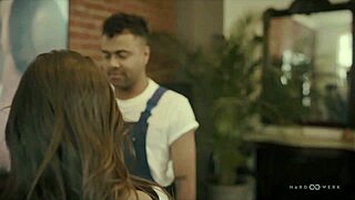 hardwerk says, 'ana b gets fucked bent over in missionary with vibrator'