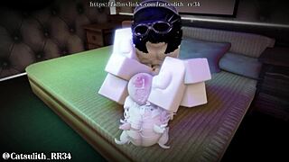 rough valentines sex with big tits and blowjob 😈