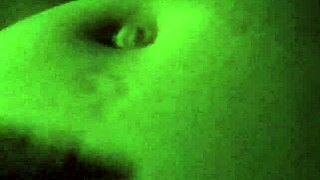 gretala flashes her pregnant wife in the dark