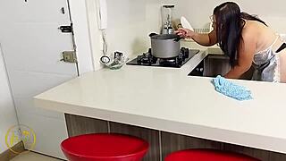 The Housewife Seduces Young 18+ BBC and Ends Up Fucking