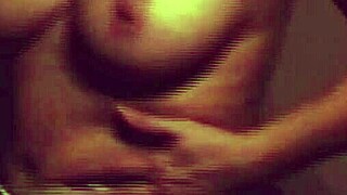 my wife grinding her natural tits and ass on my cock at 35