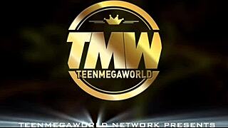 Blonde teen freja takes study break with blowjob