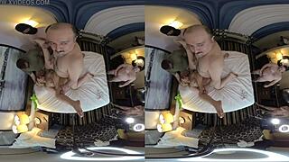 vr cowgirl gangbang with big ass riding and blowjob 😈