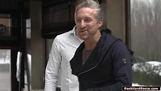 Glamorous babe gets double penetrated