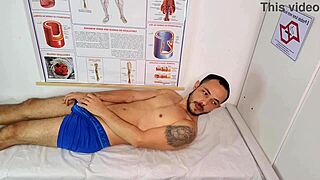 Nurse helps patient with erection in hospital