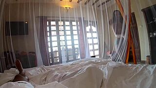 Step Sister's Wet Pussy Fucked In Hotel After Shower