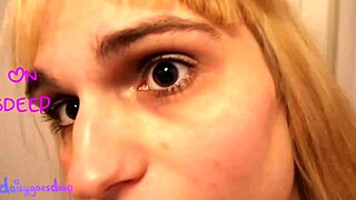 dilated eyes meet crazy buttplug play in solo masturbation