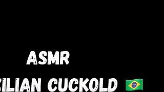 ASMR Brazilian cuckold is so intense