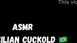 ASMR Brazilian cuckold is so intense