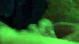 the hairy pussy gets wet during the sexy massage.