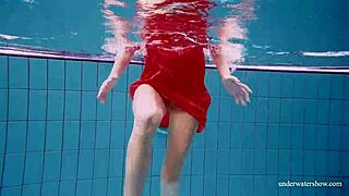 Sexy Avenna Swims Nude In Pool