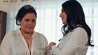 Wife Catches Me Fucking Chubby Assistant, She Joins In