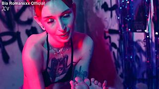 Small feet tickling submission