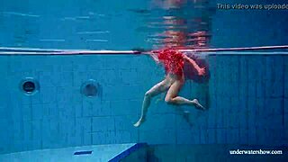 Sexy Avenna Swims Nude In Pool