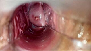 Pulsating orgasm builds inside her wet vagina during masturbation