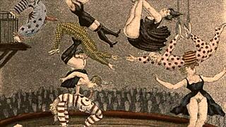 zbirka vintage erotičnih risb z antičnimi stili