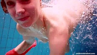Sexy Avenna Swims Nude In Pool
