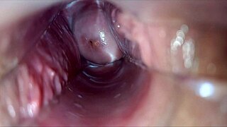 Pulsating orgasm builds inside her wet vagina during masturbation