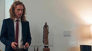 Wife Catches Me Fucking Chubby Assistant, She Joins In