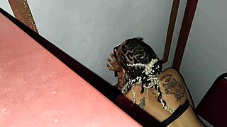 Hey, trying out a gloryhole for the first time with some sucking action