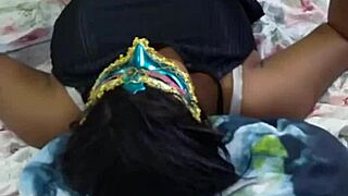 Latina Teases With Huge Ass In Lingerie