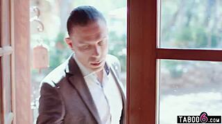 Wife brought home a girl for her husband, she said, who looks just like her but with big tits