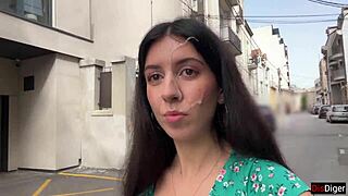 Lose the game and walk with cum on your face in public!