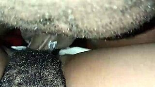 fucking this sexy petite ebony chic with her hairy wet pussy all night long