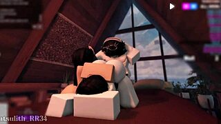 Threesome with Two Fans in Doggystyle, Bent Over, Riding, and Blowjob Action